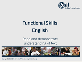 Read & Demonstrate Understanding